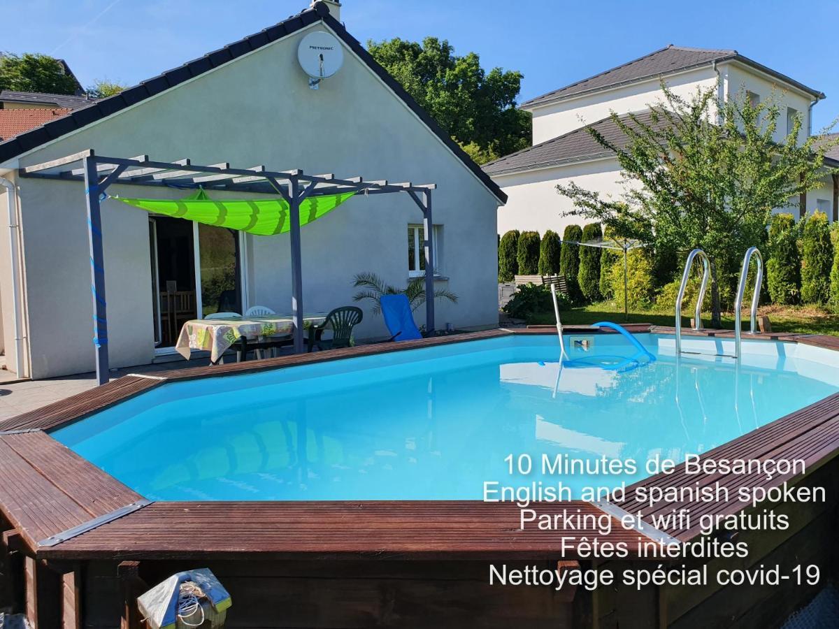 2 Vraies Chambres Privees Au Calme Dans Villa De Campagne Plain-Pied 105M2 Avec Piscine A Montfaucon Montfaucon  Экстерьер фото